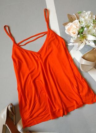 Спортивна віскозна майка яскравий вільний топ