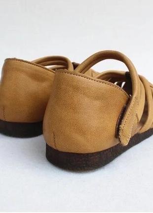 Анатомические плетеные сандалии босоножки из натуральной кожи