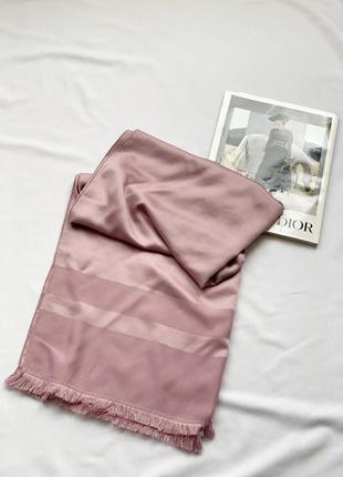 Палантин, платок, шарф, рожевий, розовый, двухсторонний, двохсторонній