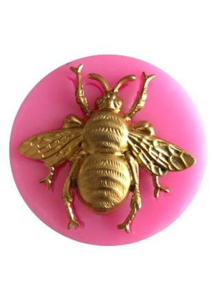Форма силіконова "бджола" - діаметр форми 5см1 фото