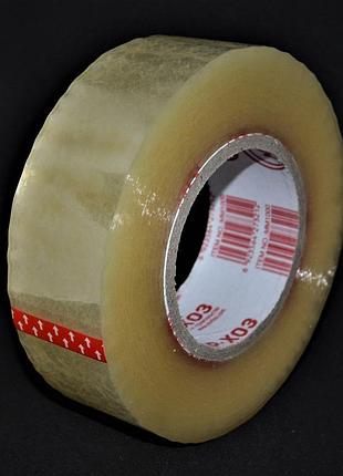 Скотч щільний пакувальний прозорий - 50 мікрон × 1000 м (замов...