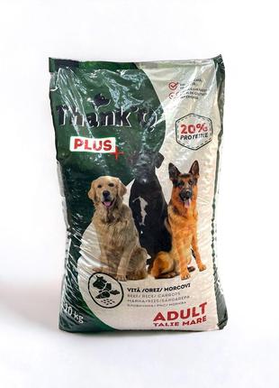 Сухий корм для дорослих собак великих порід thankq plus talie mare adult яловичина 10 кг