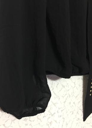Шикарная шифоновая итальянская блузка xl4 фото