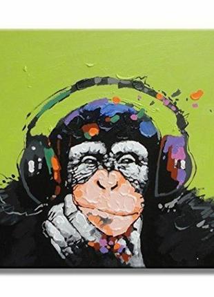 "мавпа в навушниках"