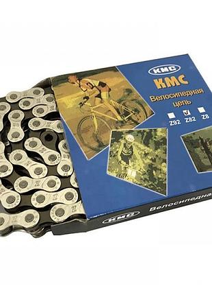 Цепь kmc-z82 1/2"х3/32" 116 зв. silver/brown