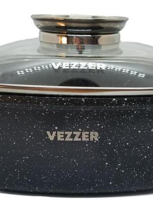Каструля vezzer 3.5 л. квадратна, антипригарне покриття, силік...