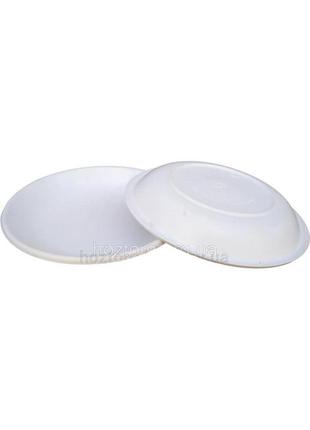 Пластикова тарілка кругла багаторазова ø 19 см "харпластмас"