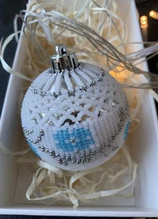 Новорічний декор, новорічна кулька, подарунок, сувенир прикраса на ялинку3 фото
