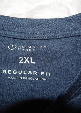 Мужская футболка primark cares оригинал р.48 070fmls (только в указанном размере, только 1 шт)