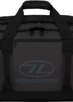 Сумка дорожня водозахисна highlander storm kitbag 65l black (db123-bk)1 фото