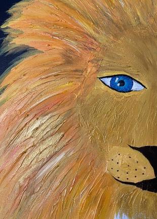 Картина "глазами льва"4 фото