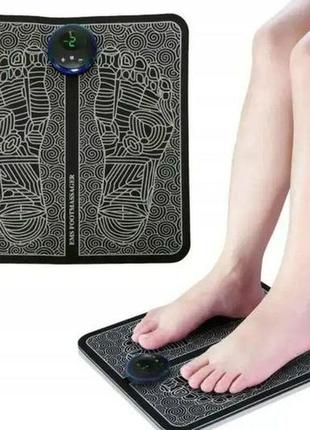Масажер для ніг ems foot massager електричний м килимок міостимулятор для ніг стимулюючий кровообіг