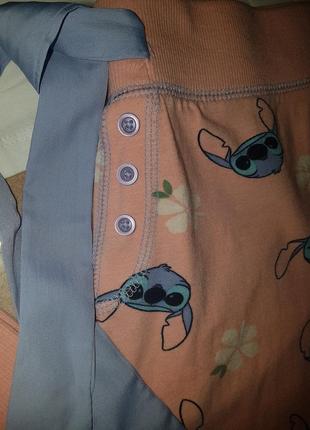 Красивая, яркая пижама, комплект стич, stitch disney l размер дешево8 фото
