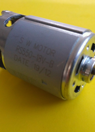 Rs550 18v двигун дніпро-м мотор шуруповерта з шестернею діам 8.5