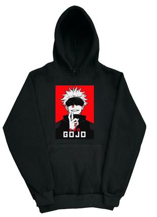 Толстовка худі з принтом аніме. магічна битва. годжо сатору