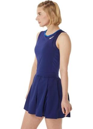 Женское платье  asics women match dress синий (l)  2042a210-406 l3 фото