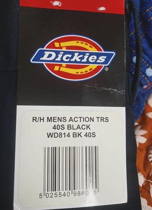 Мужские рабочие штаны dickies спецовка 40s 3xl чёрные8 фото
