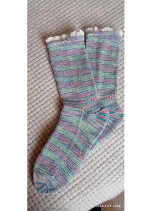 Носки единорога ,шерстяные носки, теплые носки, носочки5 фото