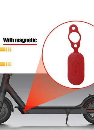 Заглушка гнізда (роз'єму) зарядки для електросамокату xiaomi mi4 pro (магнітна)