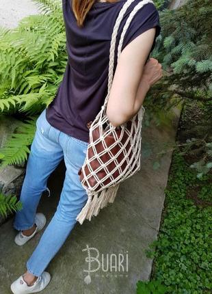 Сумка-авоська "бавовняна"