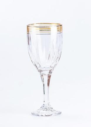 Келих для шампанського високий скляний набір 6 шт2 фото