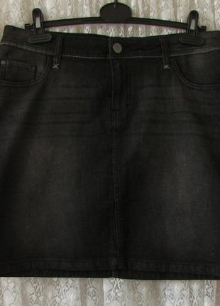 Юбка джинсовая прямая esmara р.46-50 68482 фото