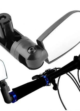 Вело зеркало заднего вида в торец руля 360град. велосипед велозеркало