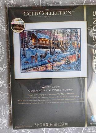 Набор для вышивки крестом  dimensions winter cabin 70-08976