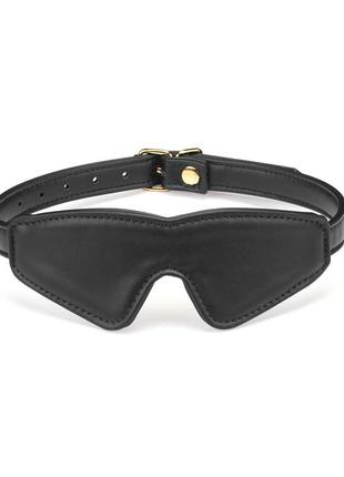 Маска на глаза liebe seele black organosilicon blindfold