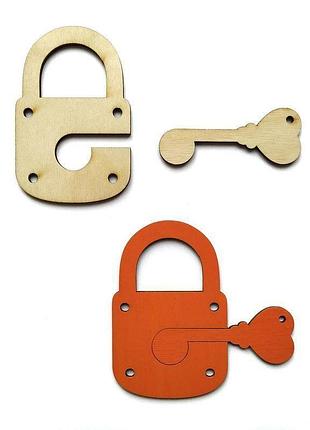 Набор "ключики и замочки" для бизиборда 80х80мм