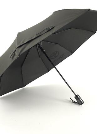 Чоловіча автомобільна парасолька напівавтомат з принтом toyota, антишторм3 фото