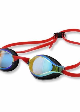Очки для плавания renvo aries pro anti-fog красный черный osfm (2sg100-04)