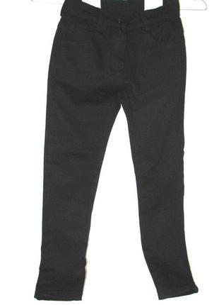 Чорні джинси стрейс на дівчинку зріст 122 см