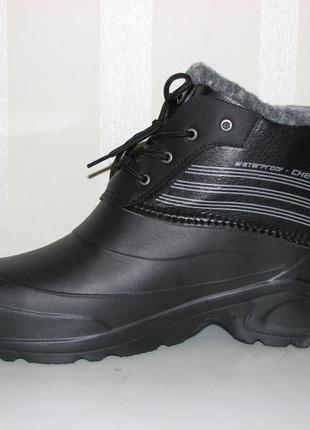 Чоловічі зимові черевики кросівки дутики сноубутсы ева пінка 43..2 фото