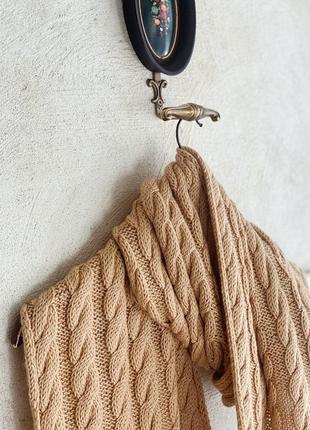 Вязаный шарф «сен жермен»10 фото