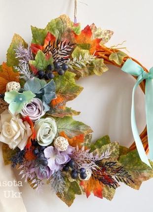Вінок осінній - wreath-721 фото