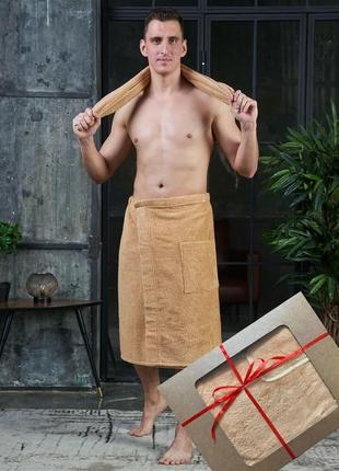 Чоловічий подарунковий набір для лазні, сауни в подарунковій у...2 фото