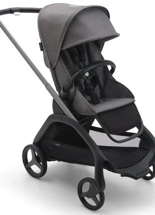 Коляска прогулянкова bugaboo dragonfly, graphite/grey melange-...