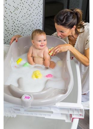 Ванночка дитяча з анатомічною гіркою і термодатчиком ok baby o...6 фото