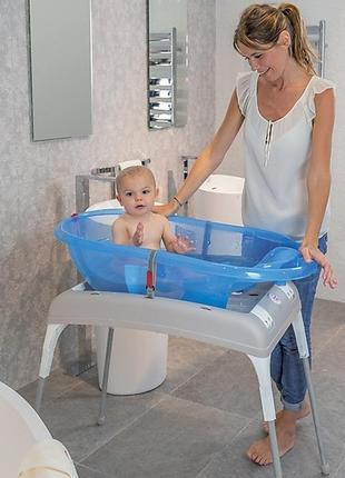 Підставка під дитячу ванночку ok baby, колір сірий (38450040)5 фото