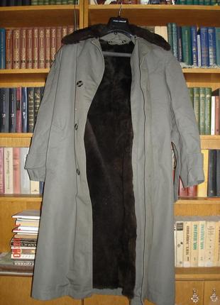 Пальто чоловіче з підкладкою з натуральної цигейки