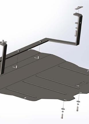 Защита двигателя volkswagen passat b-7 usa (2010-2015)(защита двигателя фольцваген пасат в7) автопрыстрий