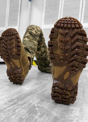 Тактичні кросівки з натуральної шкіри чоловічі літні койот, кр...3 фото