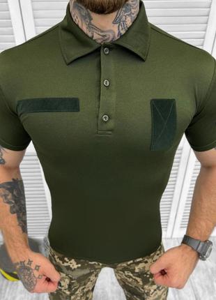 Тактична футболка зсу поло для військовослужбовців, футболка п...