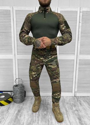 Військова форма зсу тактичний костюм мультикам сорочка убакс з...2 фото