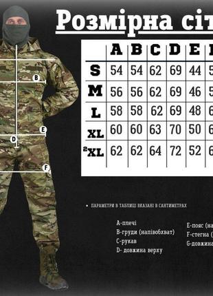 Військова форма зсу мультикам весняний тактичний костюм куртка...2 фото