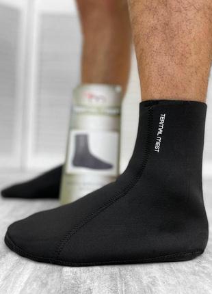 Чоловічі водонепроникні неопренові шкарпетки "termal mest" чор...