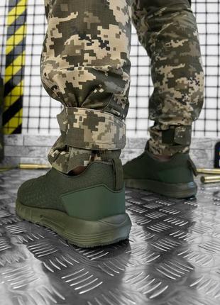 Тактичні кросівки літні чоловічi олива, військові кроси для чо...2 фото