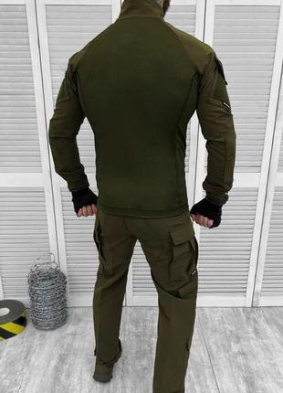 Військова форма зсу тактичний костюм олива сорочка убакс та шт...2 фото