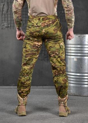 Чоловічі тактичні штани зсу мультикам військові штани з кишеня...3 фото